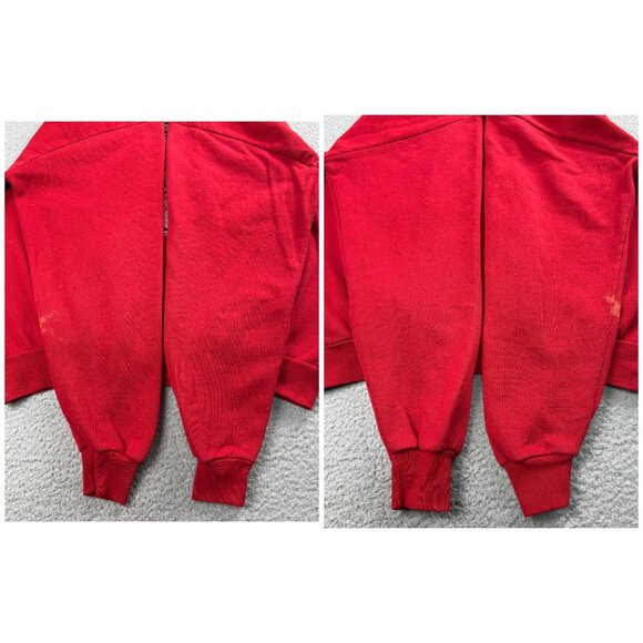 Vintage Morning Sun Sweatshirt Womens Extra Large Red H Harp Christmas Sweater 1 - Picture 8 of 11